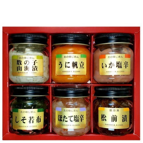 不二屋本店  独身貴族 生珍味 6種入  北海道 お土産 ご当地 お酒の肴 おつまみ 肴 ご飯のおかずに 生珍味 味比べ 食べ比べ お歳暮 ギフト お取り寄せ