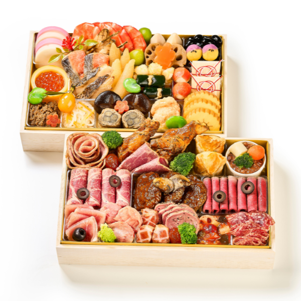 【送料無料】【数量限定】レストラン明治亭 和洋２段おせち（3～4人前）　※2025年12月31日お届け※ 冷蔵